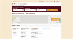 Desktop Screenshot of hotelsinmanagua.com